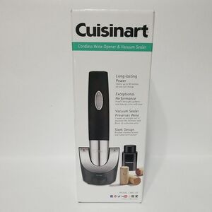 Cuisinart Cordless Wine Opener & Vacuum‎ Sealer CWO50
